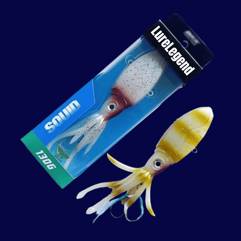 LureLegend™ Vibrating Squid Lures - Dark Khaki