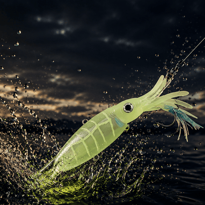 LureLegend™ Vibrating Squid Lures - Dark Khaki